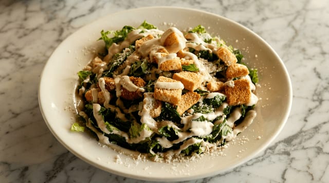 Shrimp Caesar Salad.