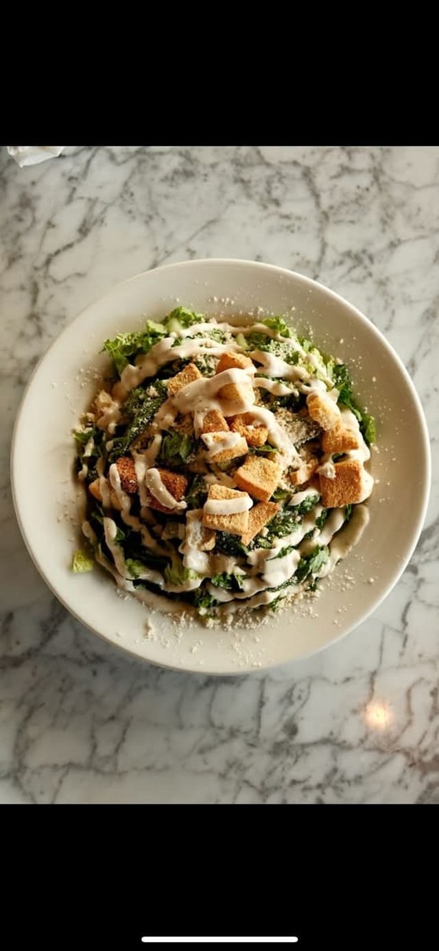 Shrimp Caesar Salad.
